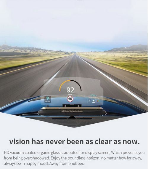 Universal smartphone navigation head up display holder gps hud