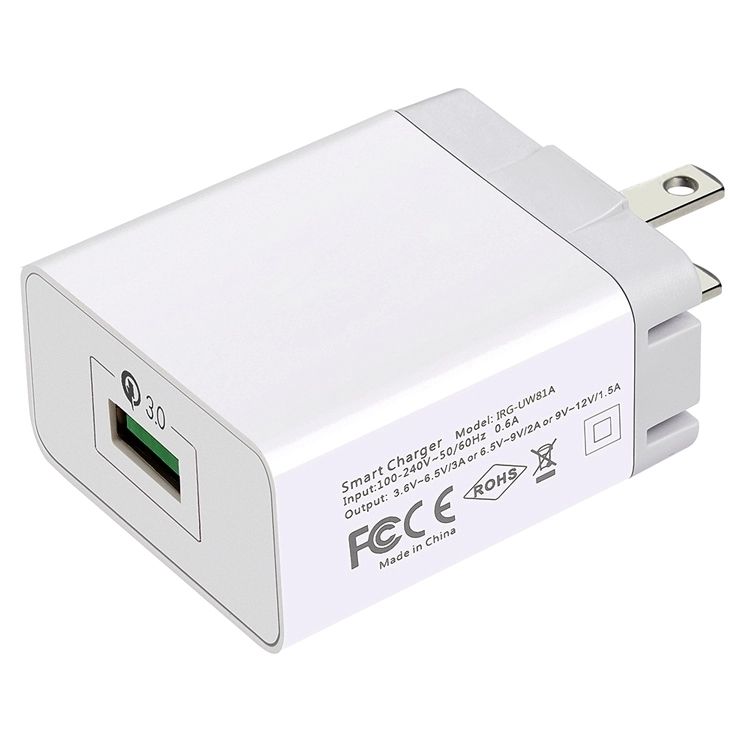 QC 3.0 single usb wall charger oem factory