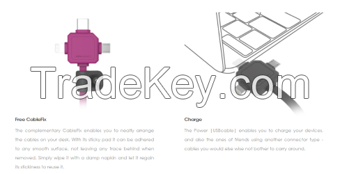 Universal USB Charging Cable(Type-C/Micro USB/Lightning)