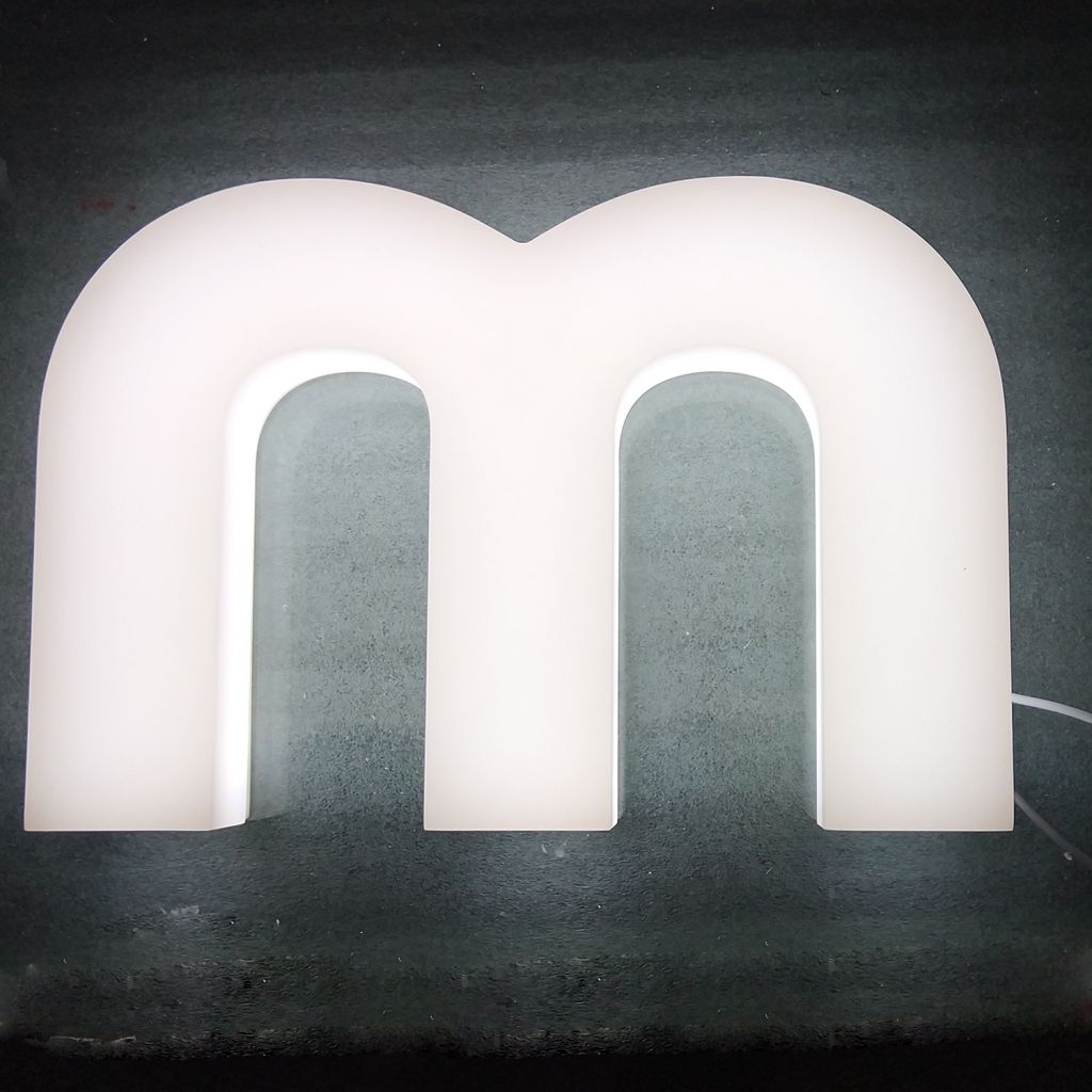 Super Bright Acrylic Frontlit Dimensional Characters Letters Sign Board Designs for Shops