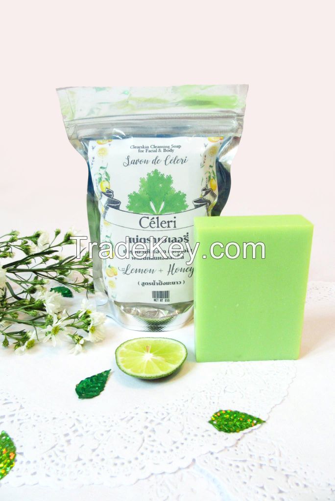 Lemon Honey Soap: Aroma Whitening and Acne care bar