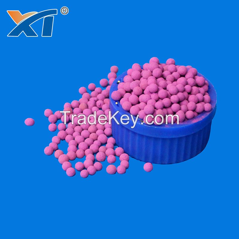 Potassium Permanganate Activated Alumina KMnO4 high adsorption capacity ...