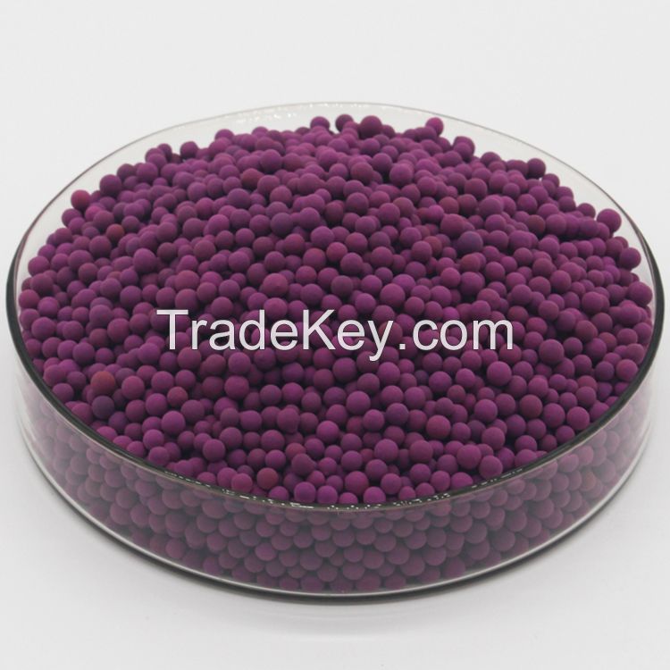 Potassium Permanganate Activated Alumina KMnO4 high adsorption capacity for ethylene absorber