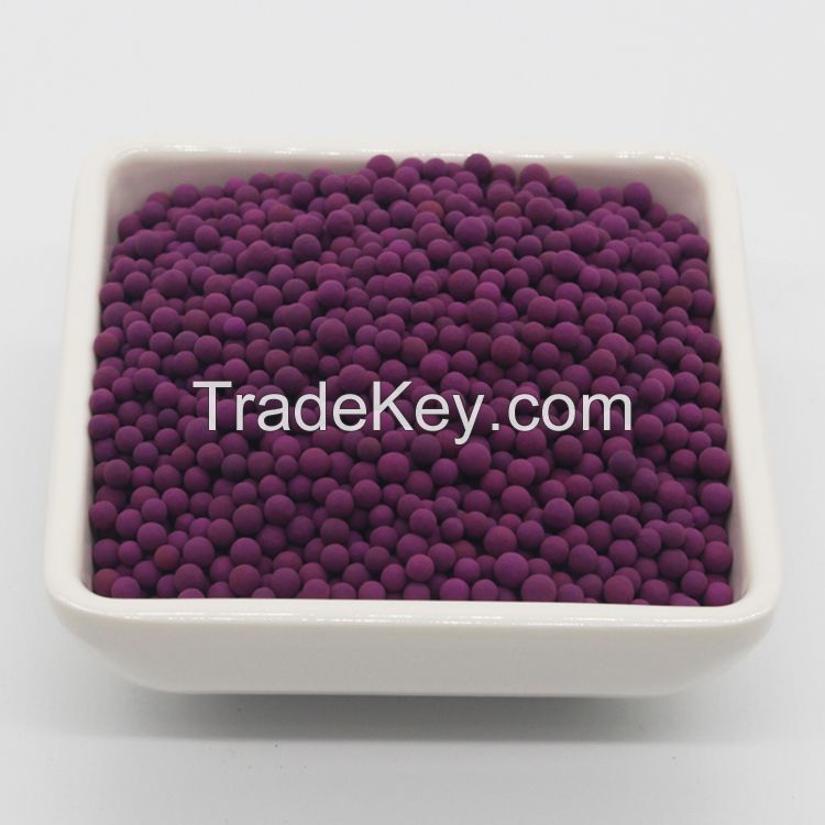 Potassium Permanganate Activated Alumina KMnO4 high adsorption capacity for ethylene absorber