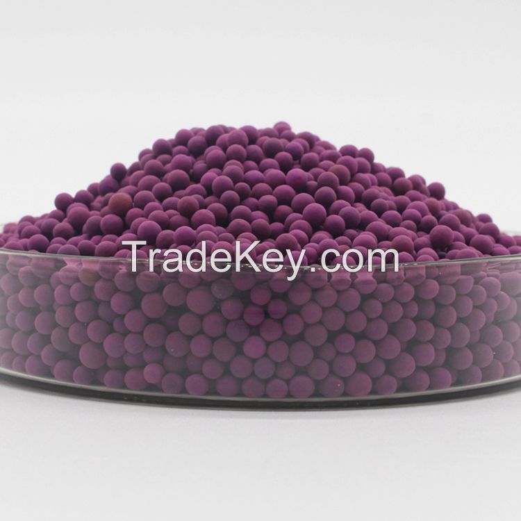 Potassium Permanganate Activated Alumina KMnO4 high adsorption capacity for ethylene absorber