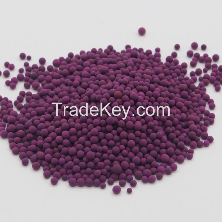 Potassium Permanganate Activated Alumina KMnO4 high adsorption capacity for ethylene absorber