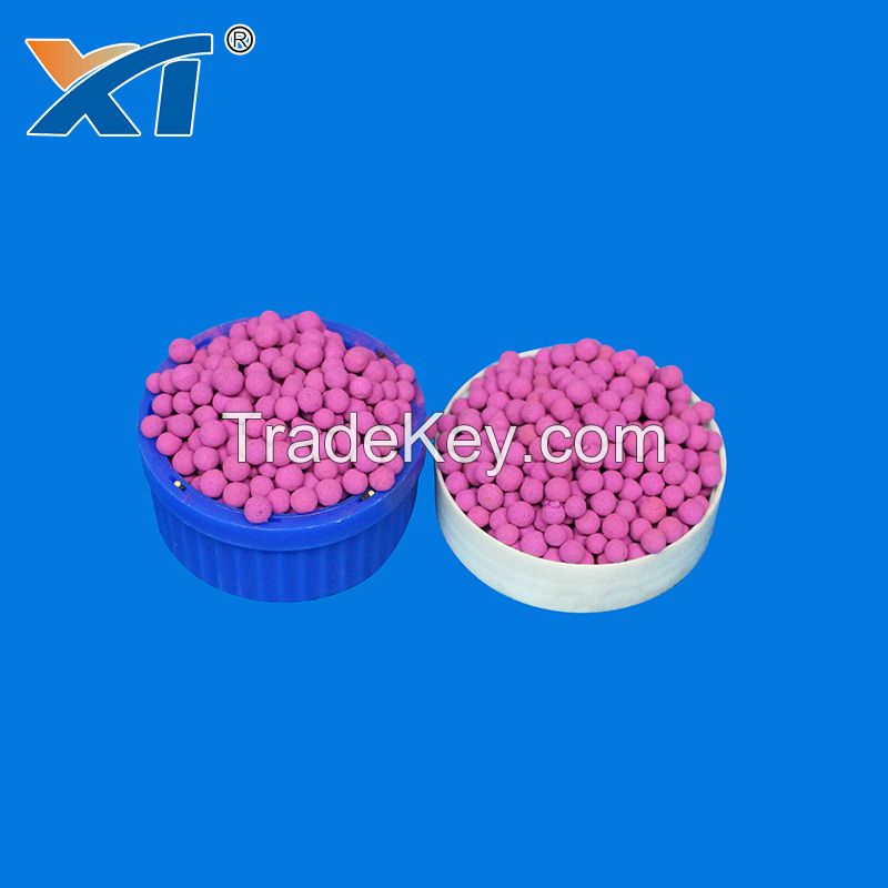 Potassium Permanganate Activated Alumina KMnO4 high adsorption capacity for ethylene absorber