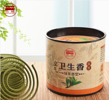 Natural Aroma Incense Coil Greentea Scent