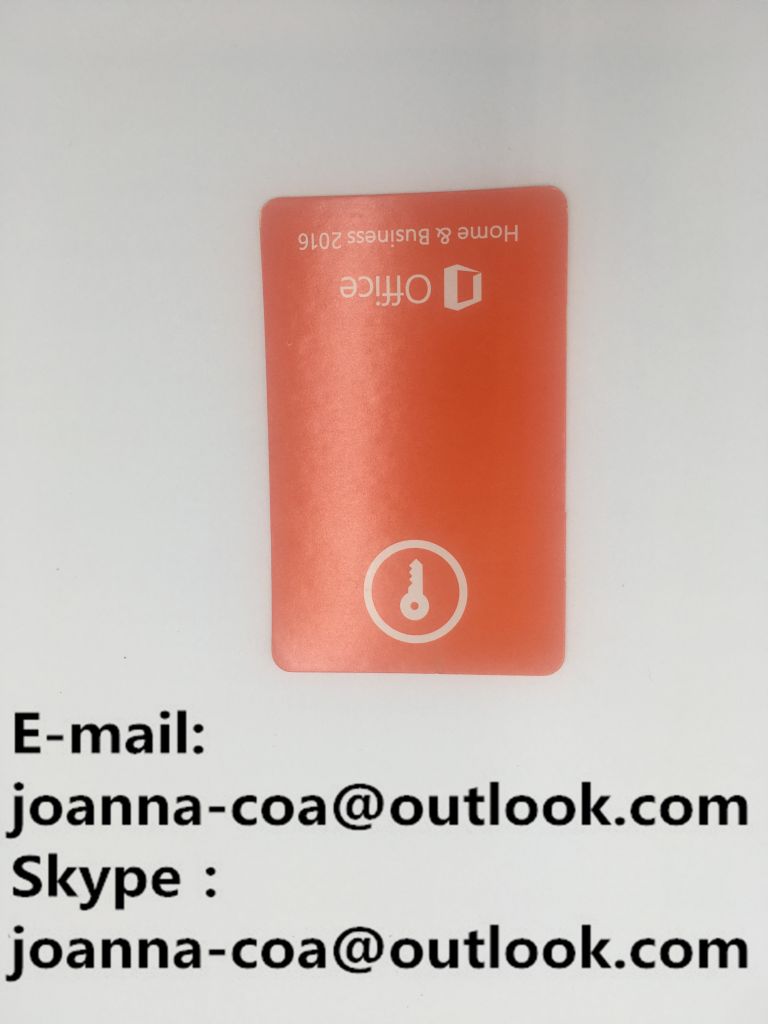 100% online activation key and coa-sticker