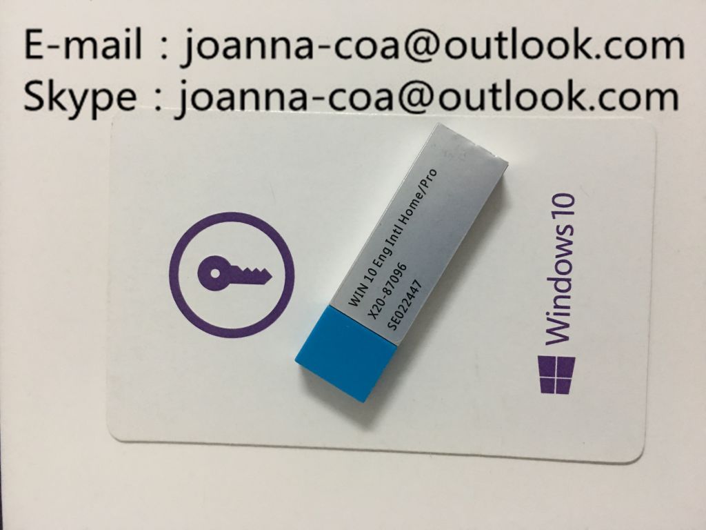 100% online activation key and coa-sticker