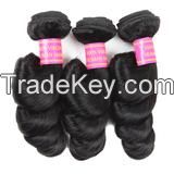 Loose Wave Peruvian Virgin Human Hair 3pcs/Lot