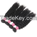 Brazilian Deep Wave Virgin Hair 4 Bundles Deals Human Hair Weaving Extensions