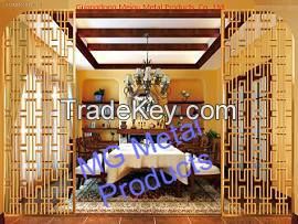 hardware,carved guardrail, column, building decorative screen, glass door handle and floor spring