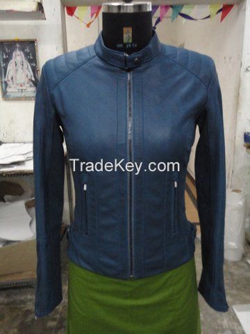 ladies leather jacket