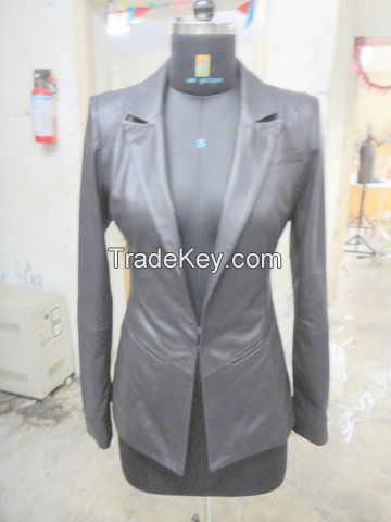 ladies leather jacket