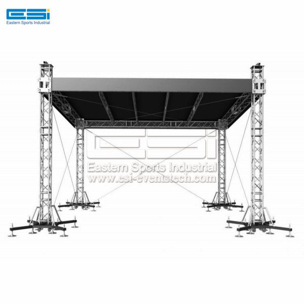 Outdoor aluminum ninja warrior obstacle course truss system for sale