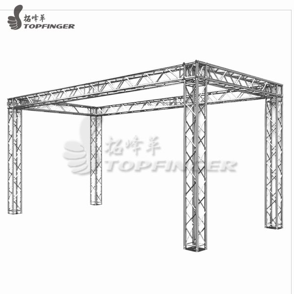 Vertical Lighting Truss Easy Frame Aluminum Professional Lighting Truss 350x350mmx1m