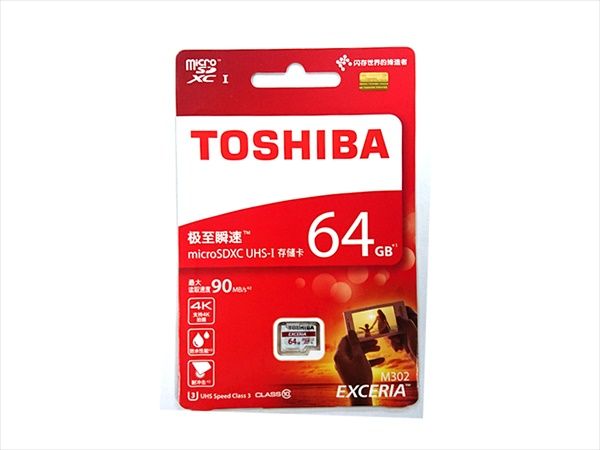 Toshiba EXCERIA M302 64GB MicroSD Class 10