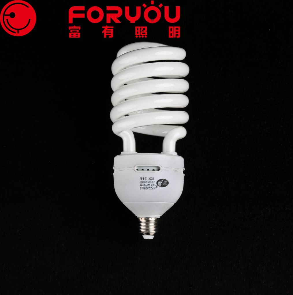 full and half spiral &amp; u shape energy saving lamp