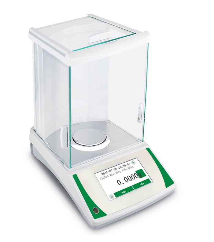 0.1mg magnetic analytical balance with touch screen LCD display auto calibration