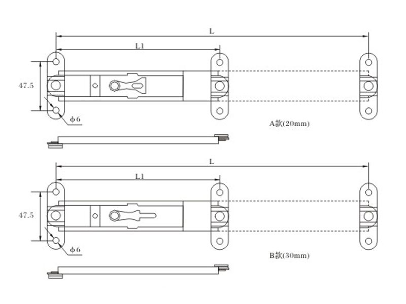 High Quality ligt-duty friction stay for top hung Aluminum window