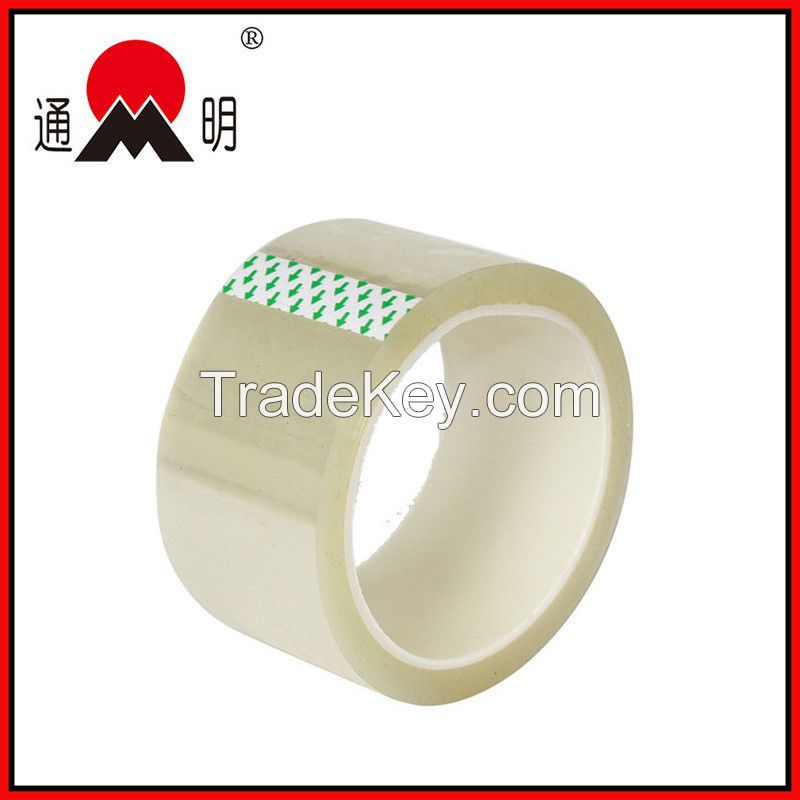 Transparent sealing tape, tricolor tape