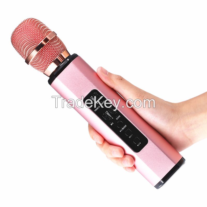 portable bluetooth speaker can use for wireless karaoke microphone