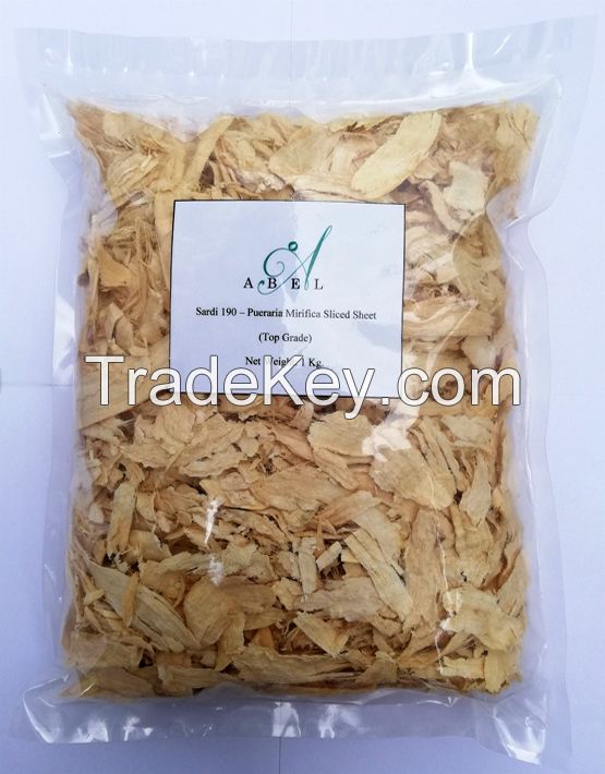 Sardi 190 Pueraria Mirifica Sliced Sheet (Top Grade)