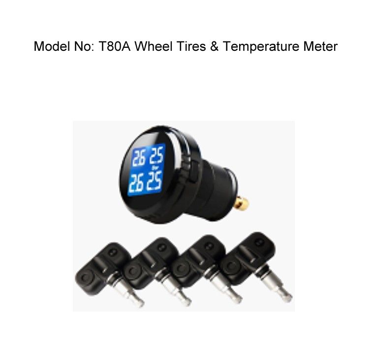 Tires Pressure &amp; temperature real time monitor system