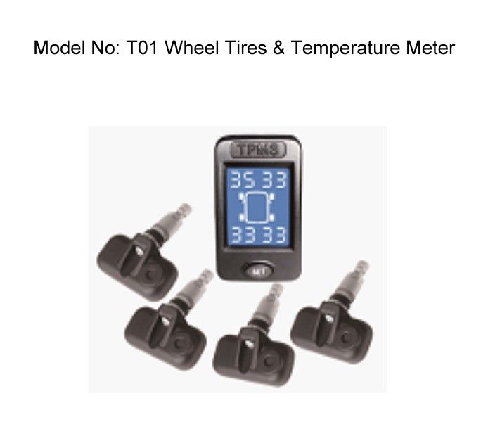 Tires Pressure &amp; temperature real time monitor system