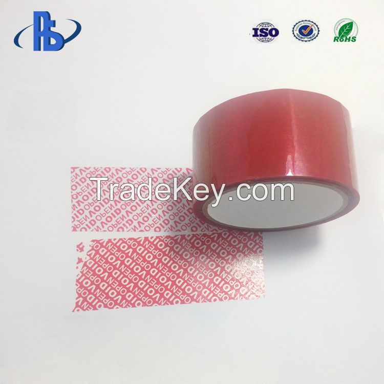 Hot Sale Tamper Evident Security Void Tape For Carton Packing