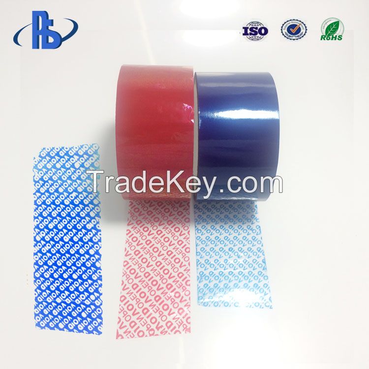 Hot sale Tamper evident security void tape for carton packing