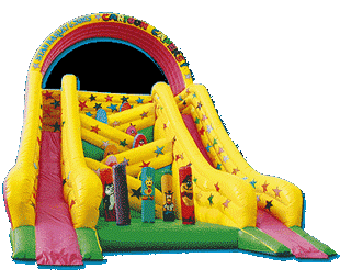 inflatable slide