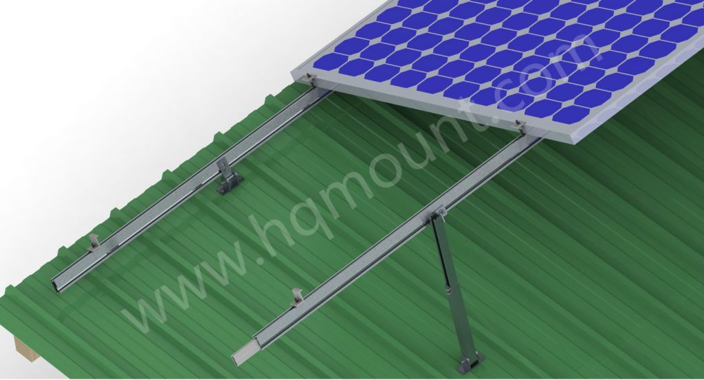 Adjustable solar mounting structure system