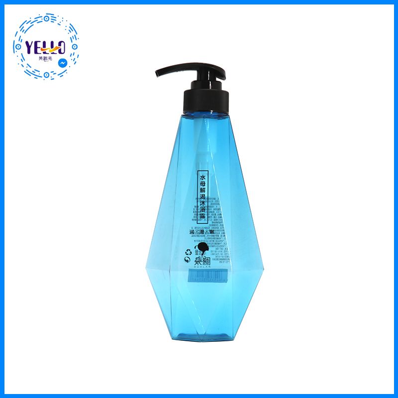 New Wholesale Semi-Transparent 160ml 500ml PET Plastic Shampoo bottle