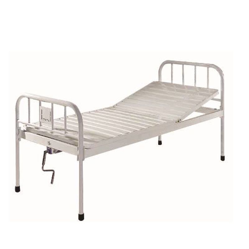 Medical Equipment Furniture 2 Crank Manual patients hospital ambulance nursing care beds for sale