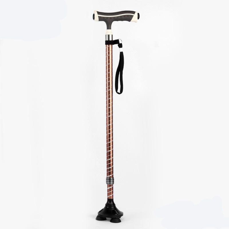 High quality Travel Adjustable Folding Single Foldable medical walking stick for old people