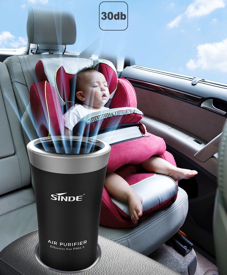 OEM Car Mini Air Purifier with Nano pp air filter absorb second hand smoke and PM2.5 purifiers