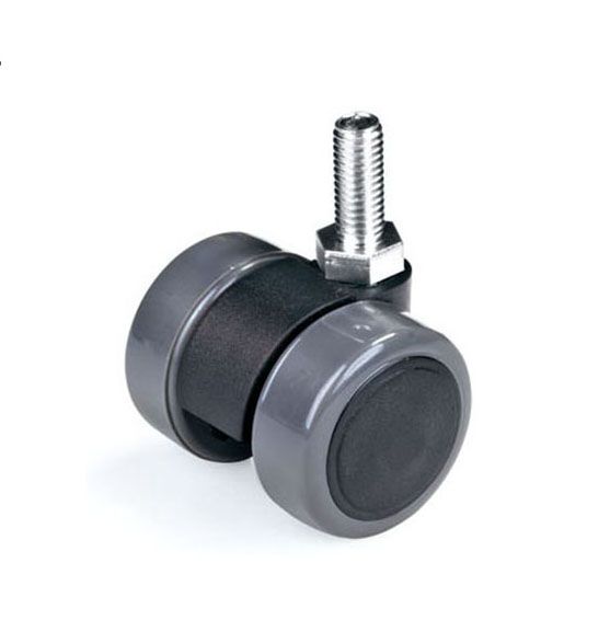 2 inch 50mm threaded stem nylon furniture caster