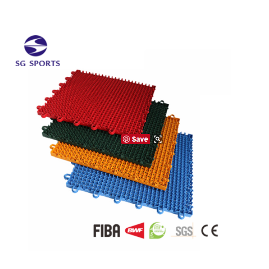 Water-proof High Duty Interlocking BWF Badminton Court Flooring