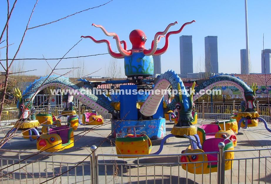 Kids games outdoor octopus rides for sale