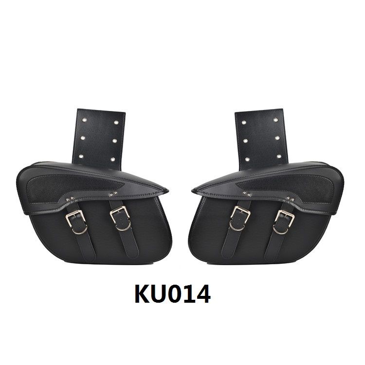 Waterproof PU Leather Motorcycle Side Bag Motorcycle Tank Bag