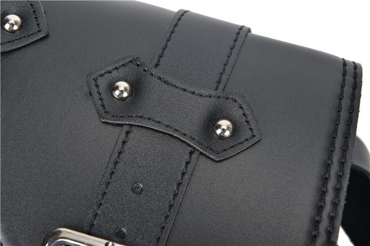 Waterproof Motorcycle Bag Leather Motorcycle Saddle Bag