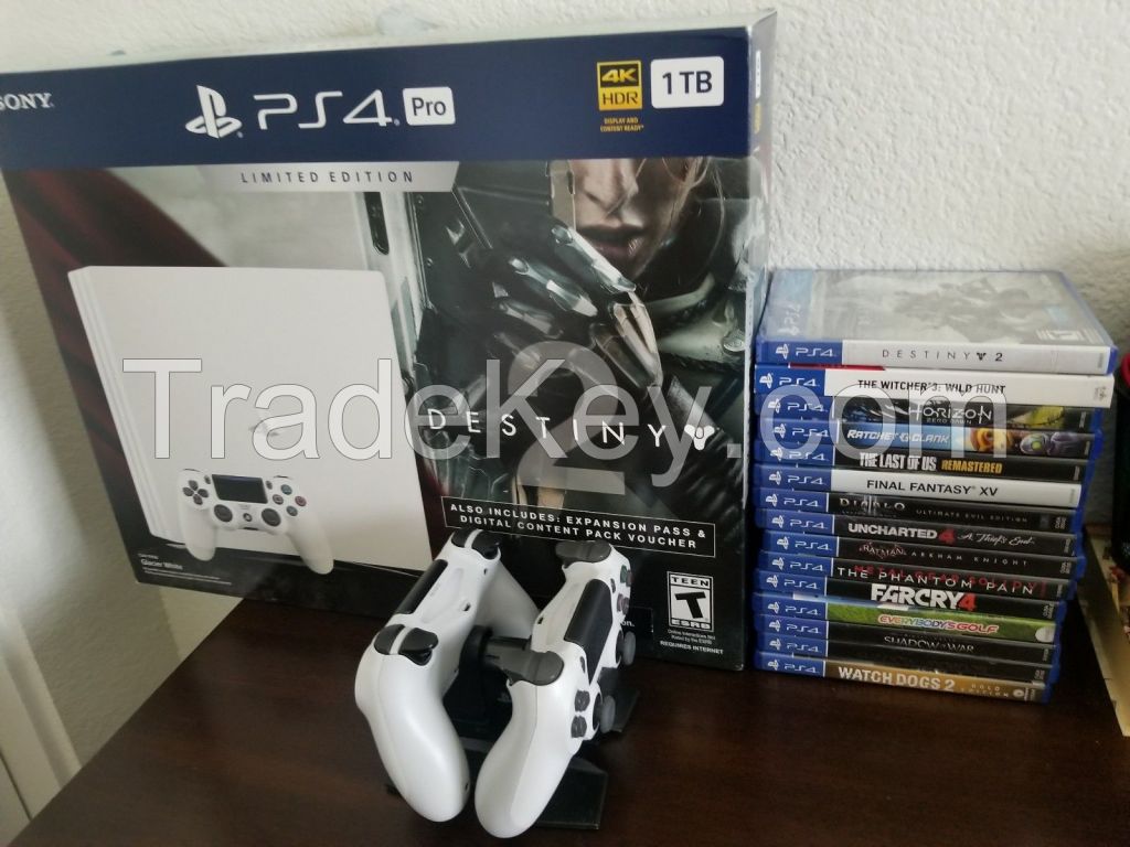 PROMO SALES BUY 5 GET 3 FREE SONY PLAYSTATION 4 Console pro 1TB PS4 CONSOLE 30 GAMES &amp; 4 Controllers Wireless Headset