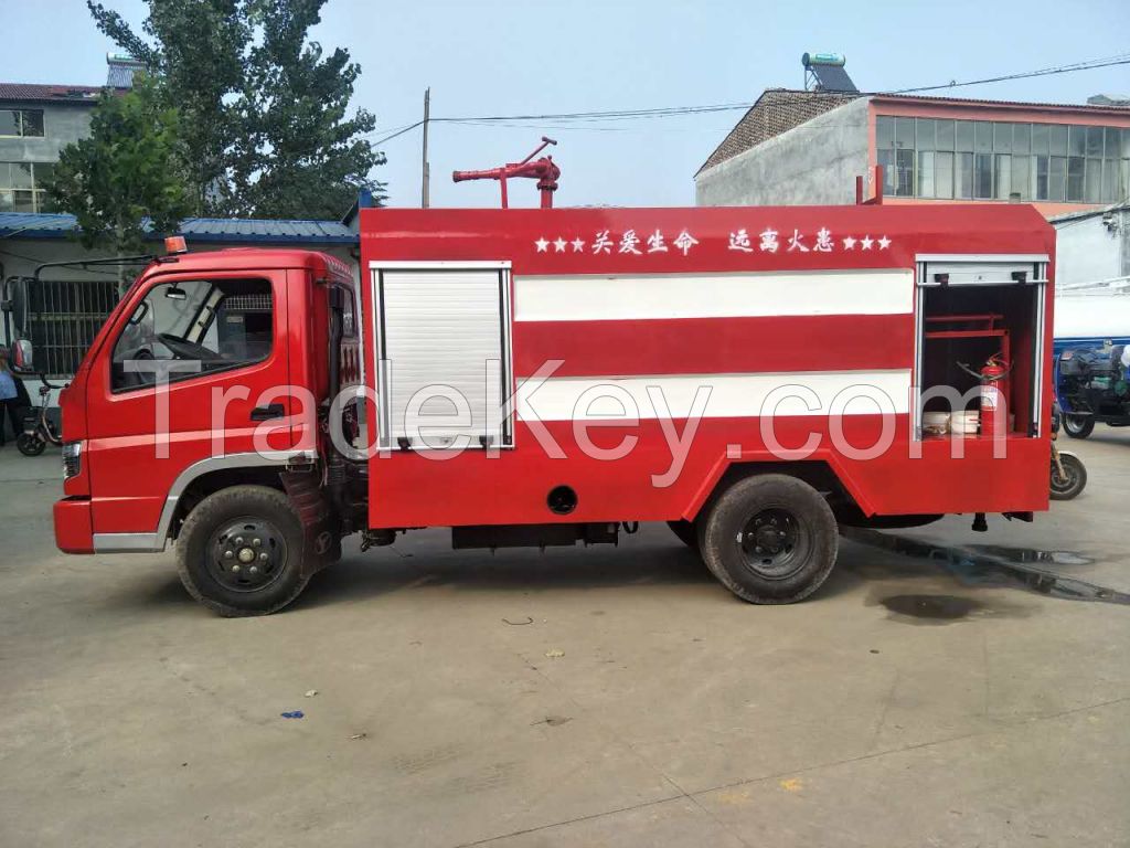 Good quality 4x2 Powder Fire Truck 3000L