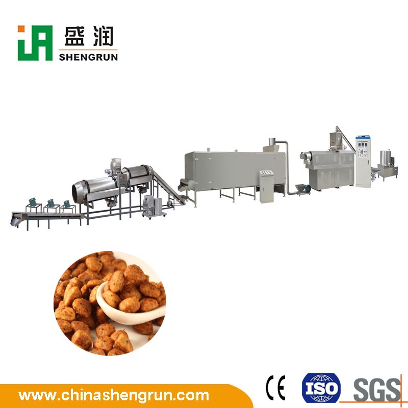 Automatic Pet Animal Cat Dog Food Processing Extruder 