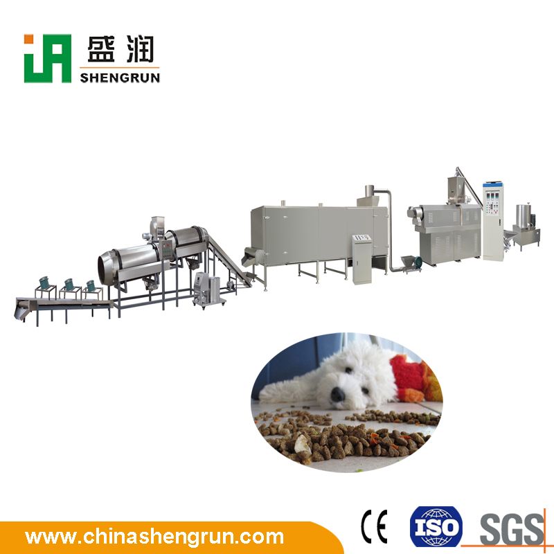 Dry Pet Dog Cat Food Processing Line 