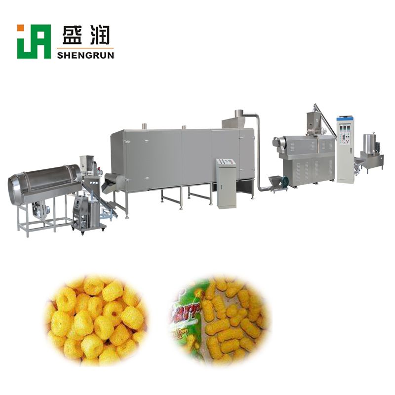 Puffed Corn Rice Snacks Food Processing Line 