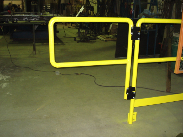 Standard industrial handrail and security gate