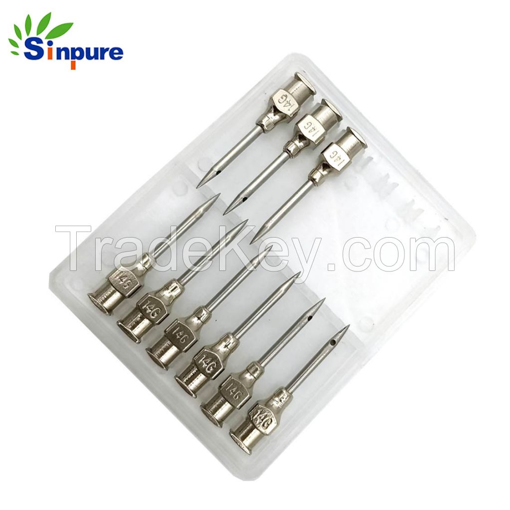 Precision custom stainless steel medical veterinary puncture needle